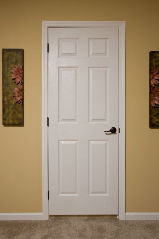 6Panel White Interior Door 